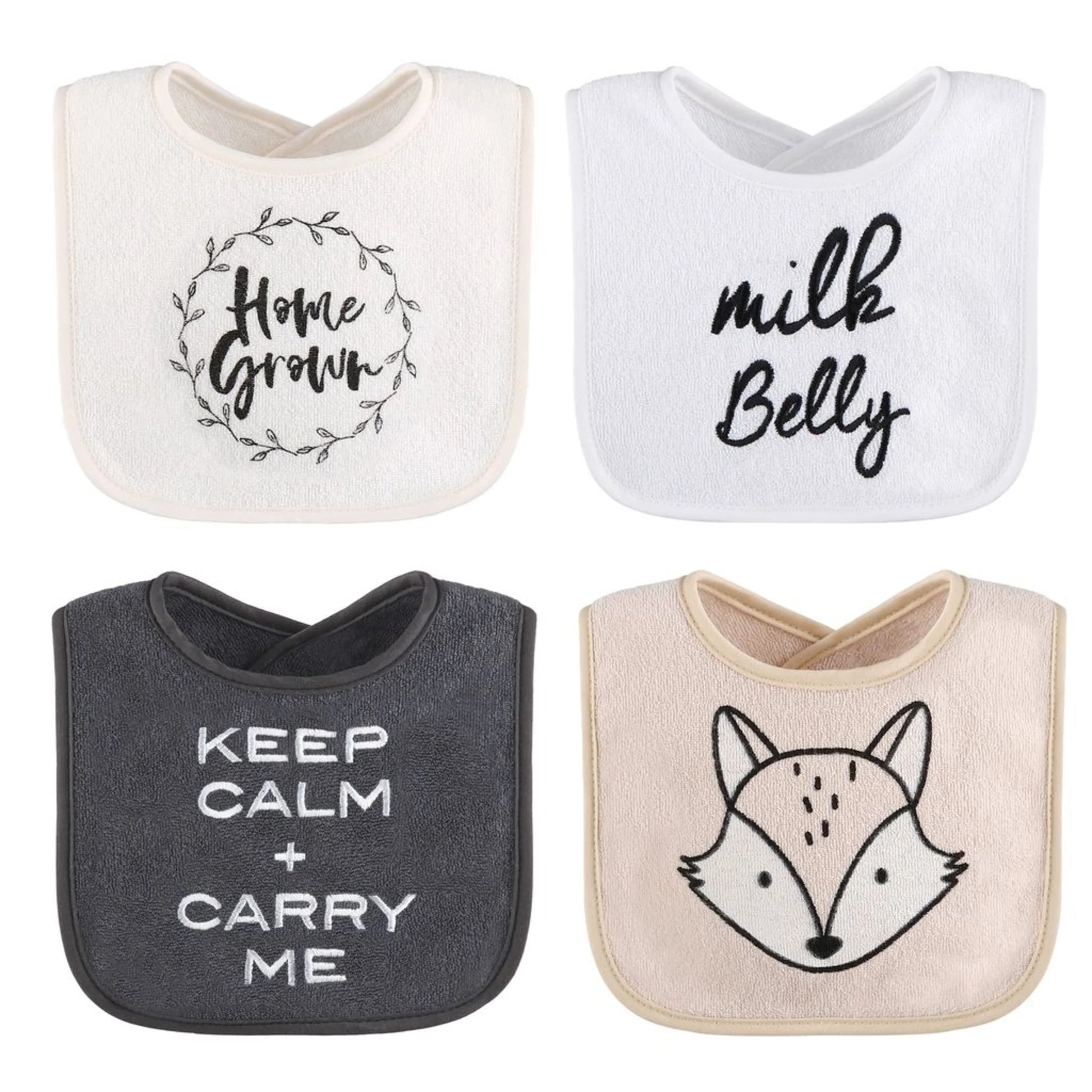 Cotton Feeding Baby Bib, 8Pk Unisex