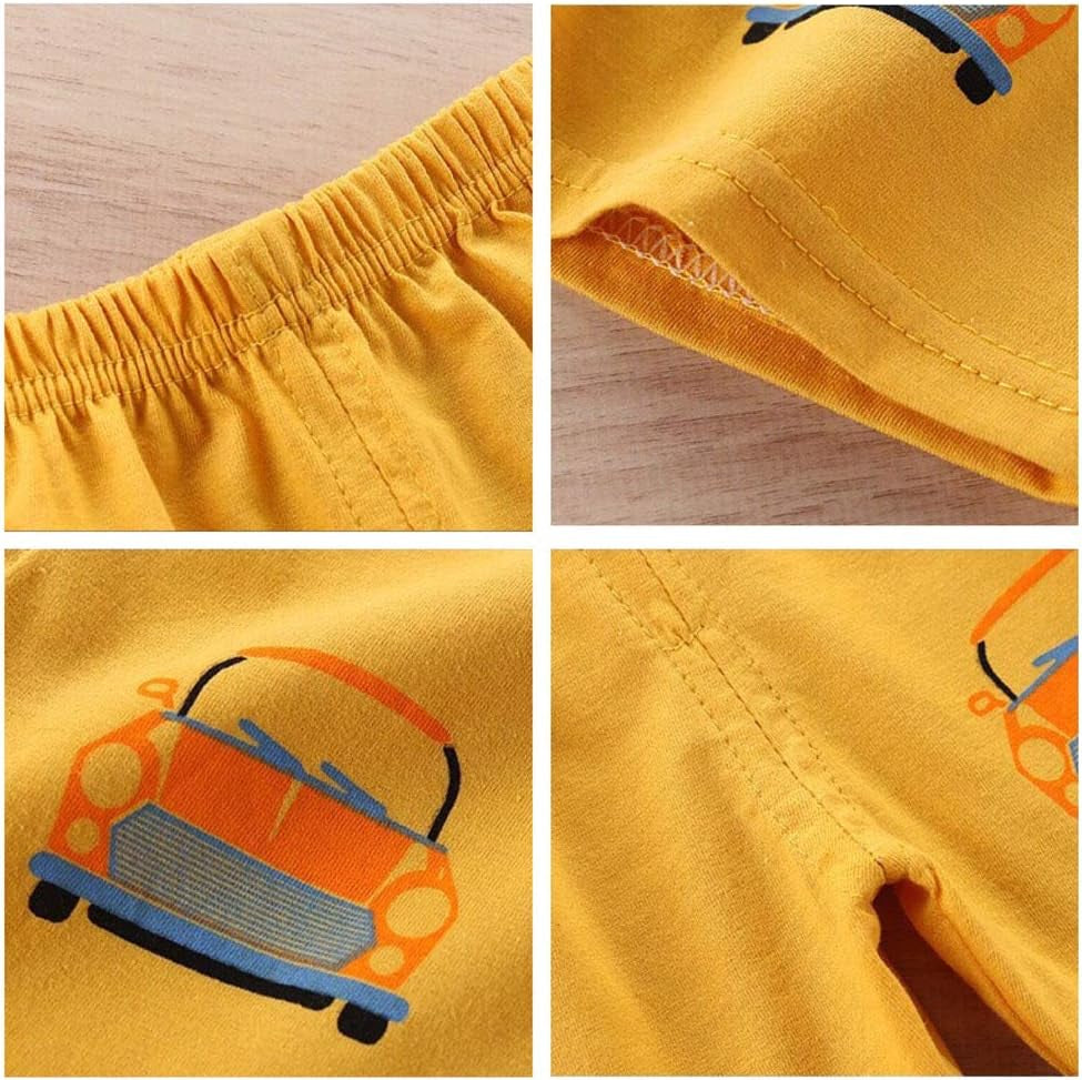 Toddler Baby Boy Elastic Waist Pull on Cotton Shorts for Littler Kids Boys Short Pants Summer Clothes