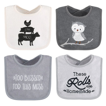 Cotton Feeding Baby Bib, 8Pk Unisex