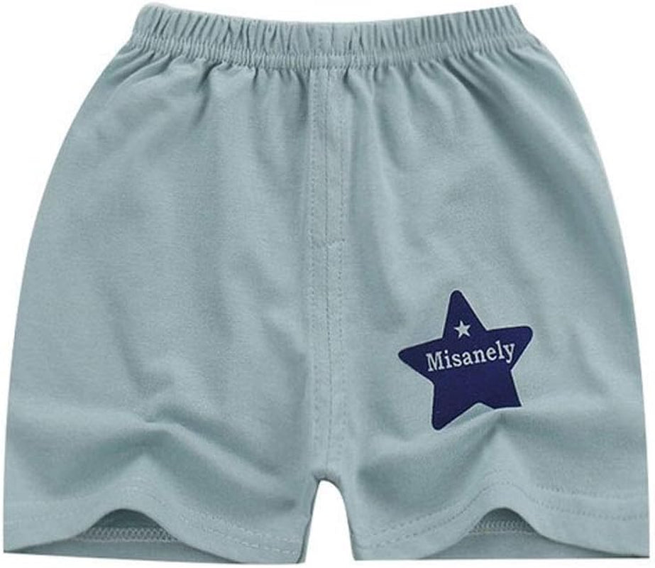 Toddler Baby Boy Elastic Waist Pull on Cotton Shorts for Littler Kids Boys Short Pants Summer Clothes