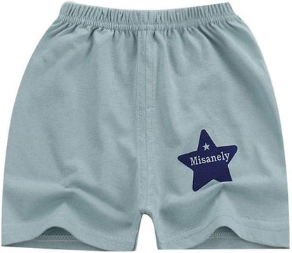 Toddler Baby Boy Elastic Waist Pull on Cotton Shorts for Littler Kids Boys Short Pants Summer Clothes