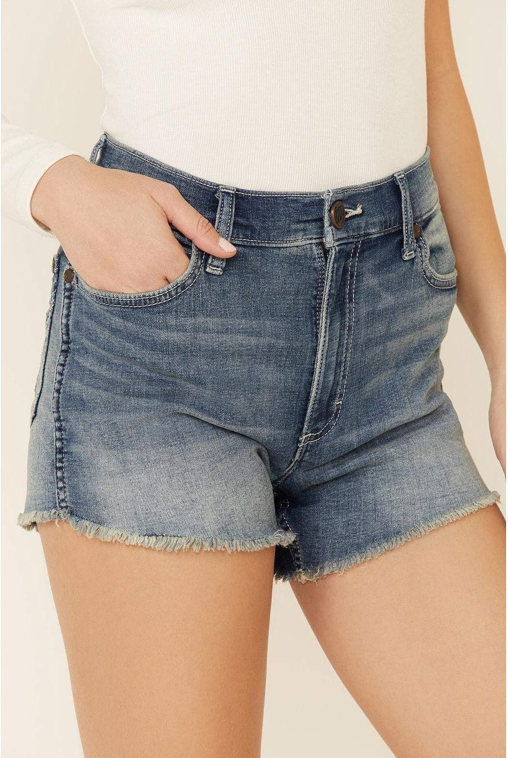 Womens Retro Bailey High Rise Denimshort