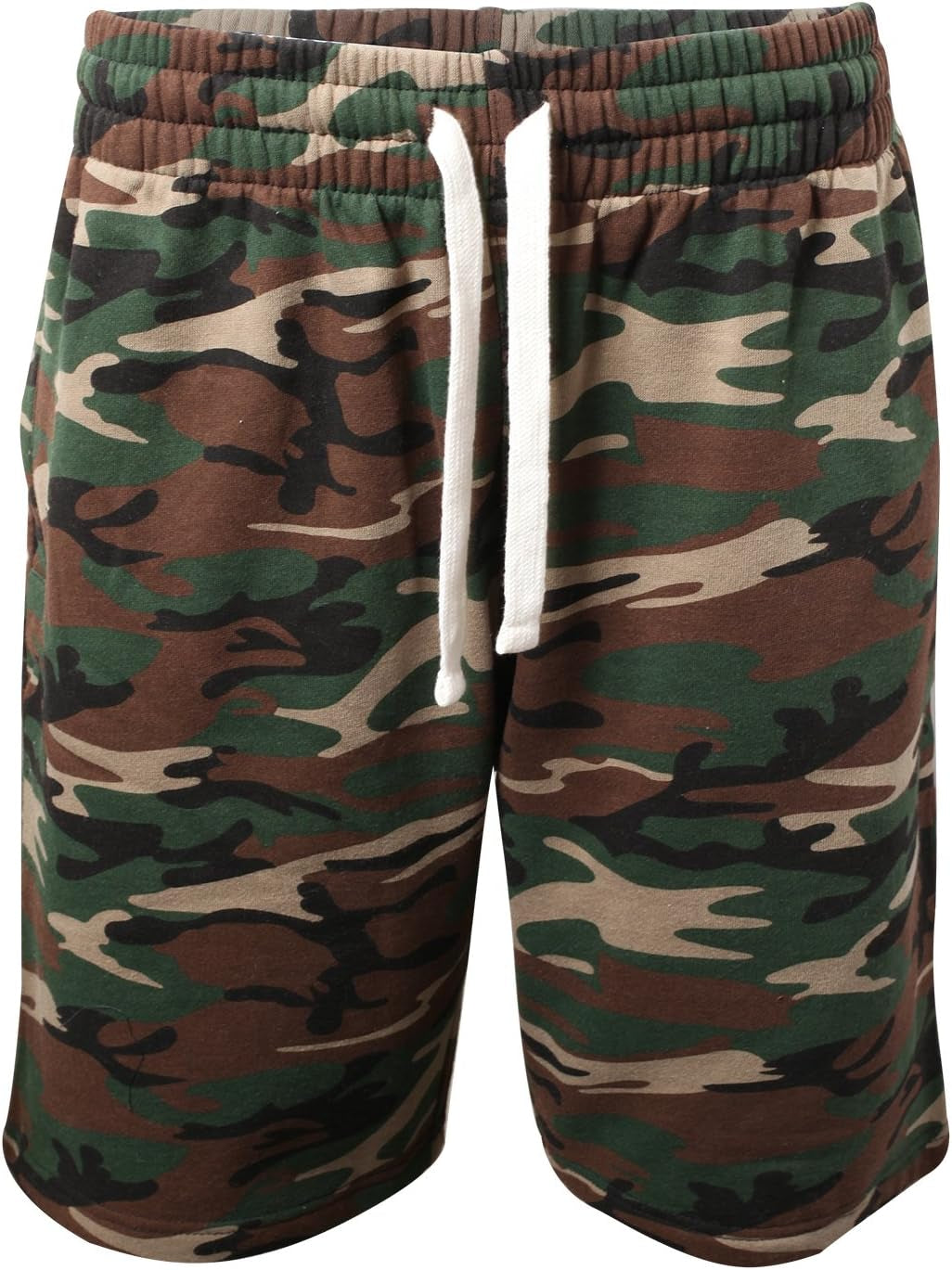 Men’S Shorts – Classic Fleece Workout Shorts - Men Shorts Casual with Elastic Waist