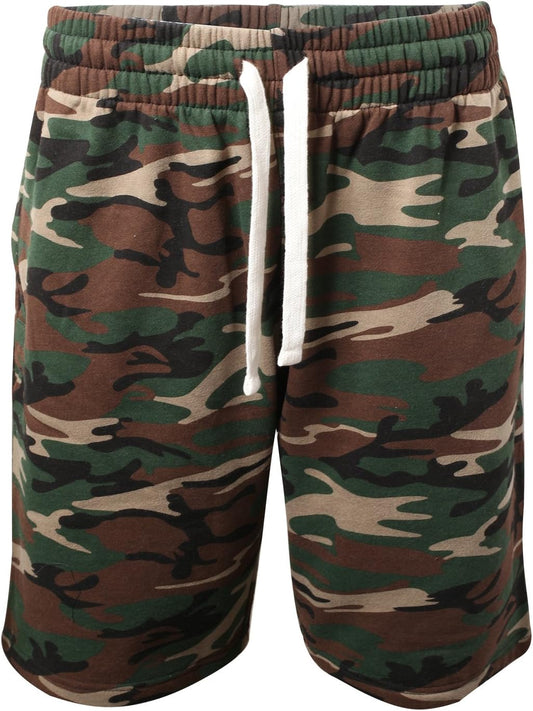 Men’S Shorts – Classic Fleece Workout Shorts - Men Shorts Casual with Elastic Waist