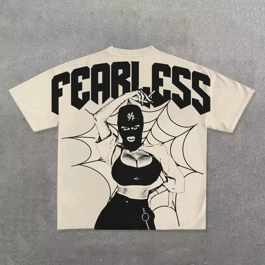 Y2K Harajuku New T Shirt Men Hip Hop Gothic Graphic Print Oversized Cotton Tshirt Punk Short Sleeved Streetwear Casual Tops Tees