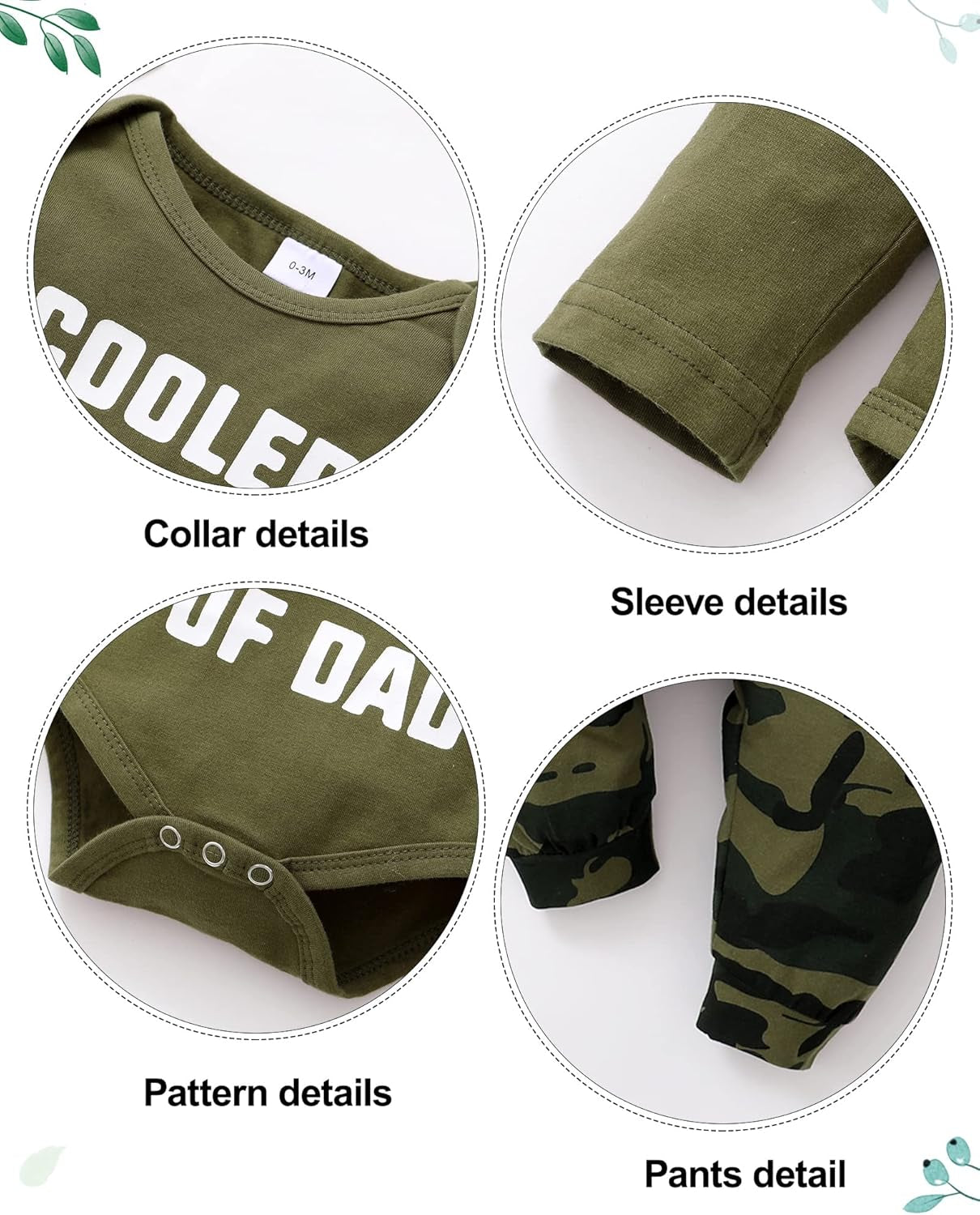 Baby Boy Clothes Newborn Boy Outfits, Infant Letter Print Romper+Long Pants+Hat 3PC Clothing Set