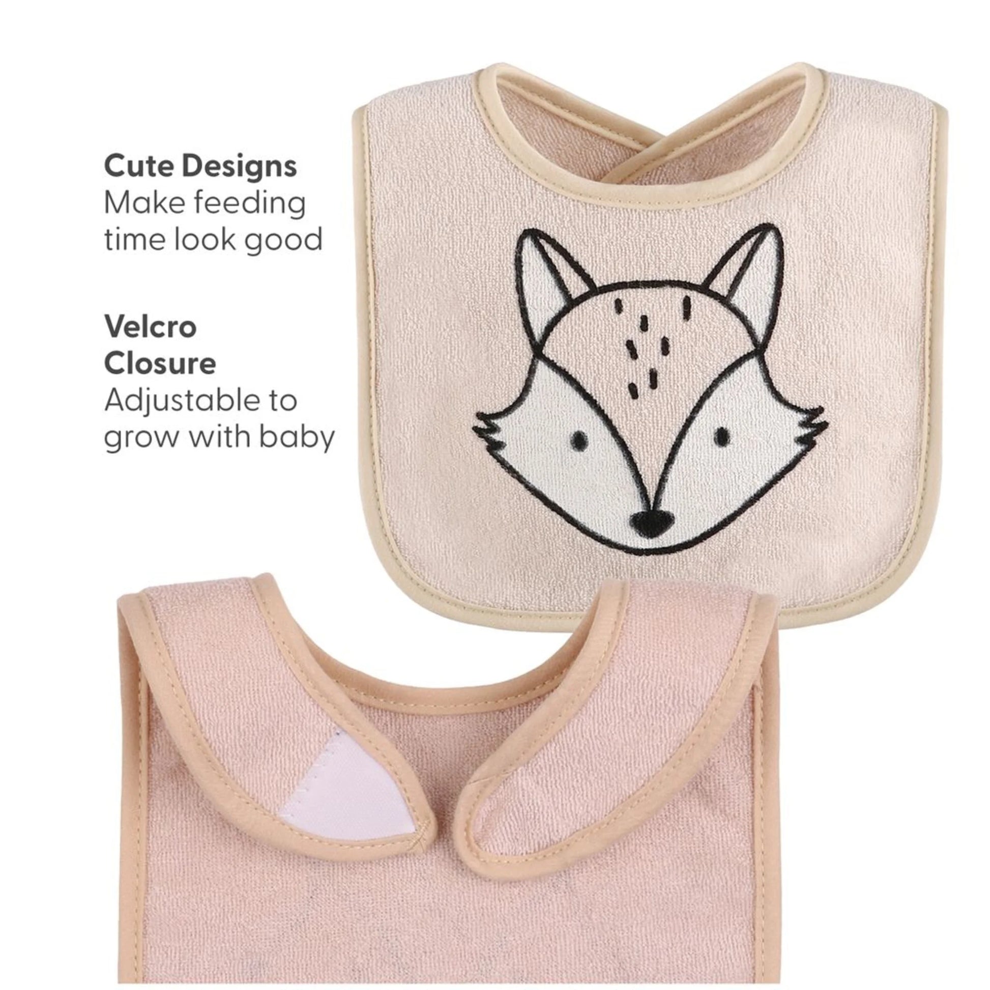 Cotton Feeding Baby Bib, 8Pk Unisex
