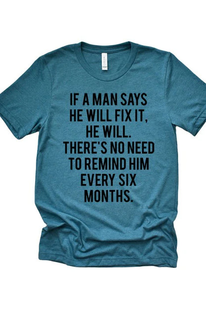 If a Man Says Tee