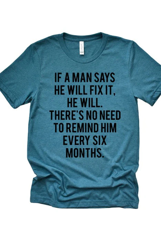 If a Man Says Tee